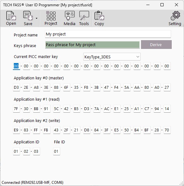 TECH FASS User ID Programmer