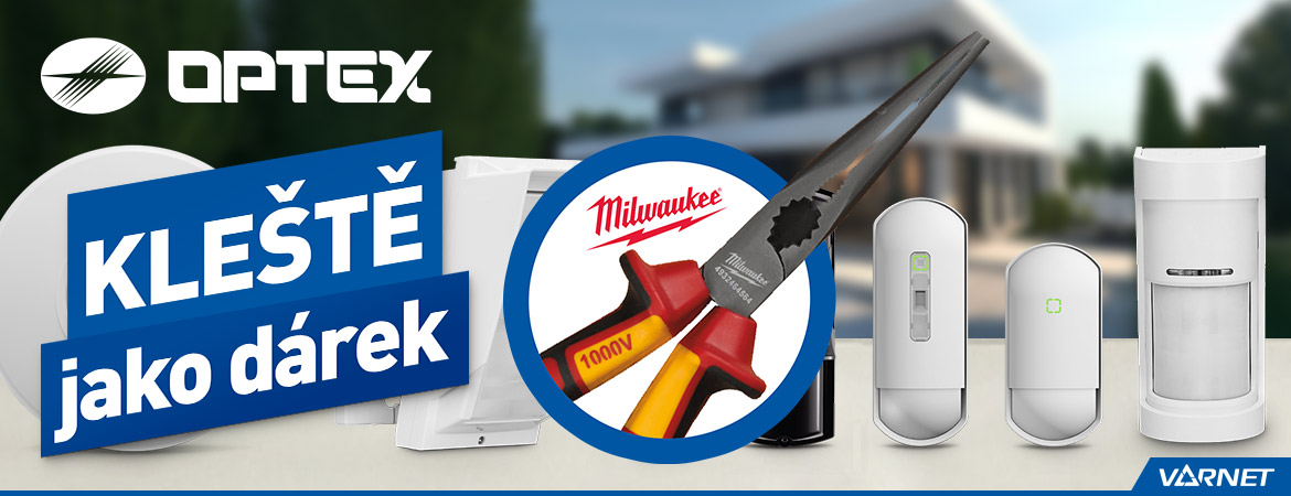 Dlouhé kleště Milwaukee k nákupu detektorů Optex
