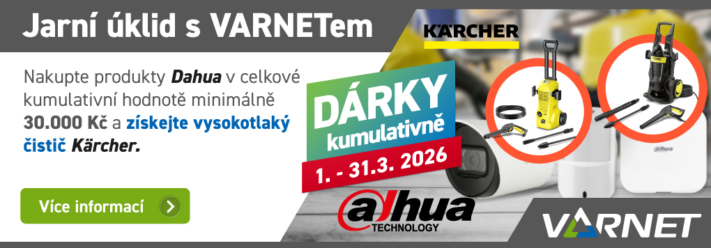 Vysokotlaké myčky Kärcher za nákupy Dahua