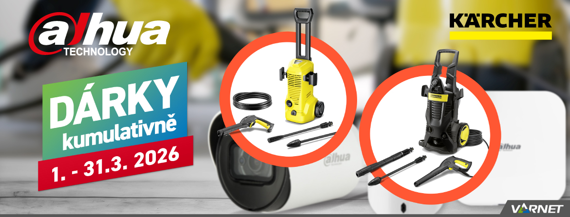 Vysokotlaké myčky Kärcher za nákupy Dahua