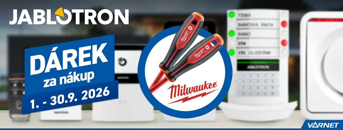 Sada VDE šroubováků Milwaukee k nákupu produktů Jablotron