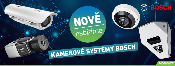 Nově v sortimentu - Kamerové systémy BOSCH