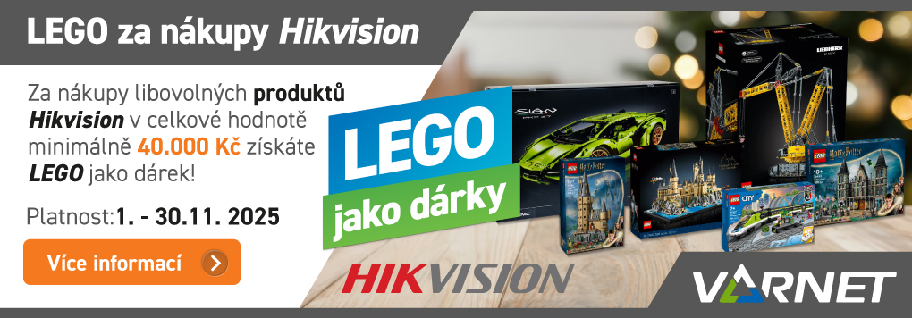Stavebnice LEGO za nákupy produktů Hikvision