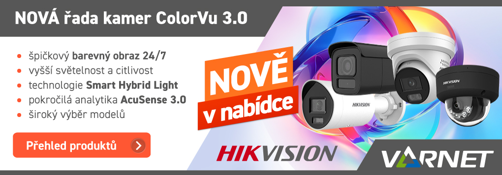 Nová řada kamer Hikvision ColorVu 3.0