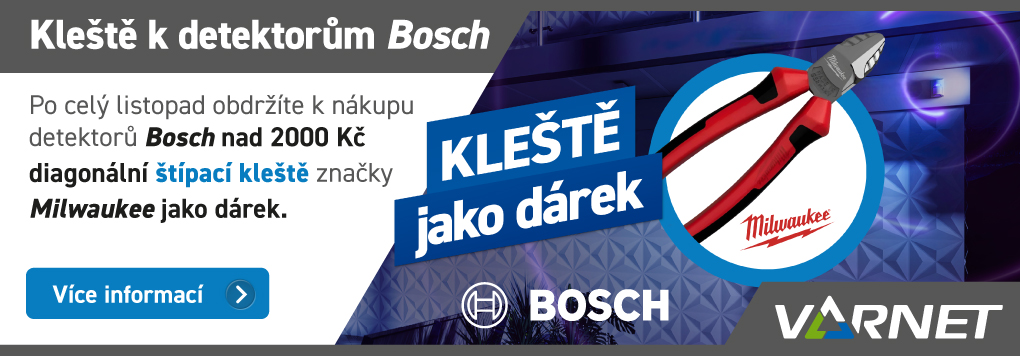 Diagonální štípací kleště Milwaukee jako dárek k detektorům Bosch