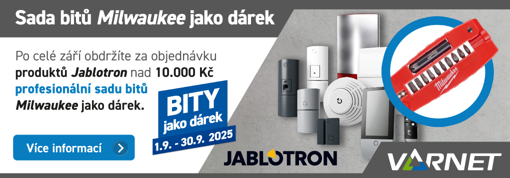 Profesionální sada bitů Milwaukee k nákupu produktů Jablotron