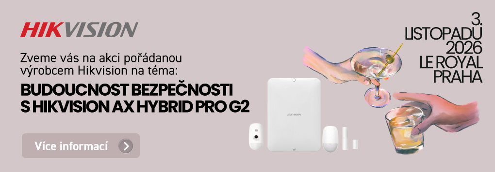 Budoucnost bezpečnosti s Hikvision AX Hybrid Pro G2