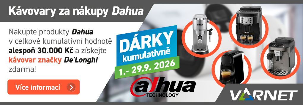 Kávovary De'Longhi za nákupy Dahua