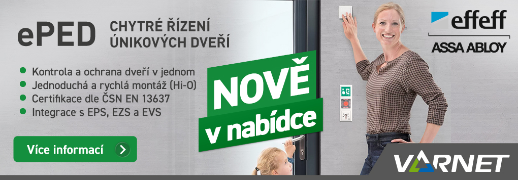 ePED - inteligentní řízení únikových dveří