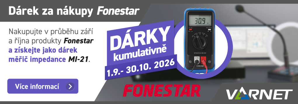 Měřič impedance za nákupy produktů Fonestar