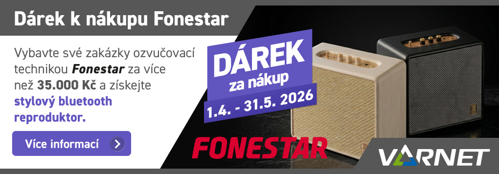 Designový reproduktor k nákupu produktů Fonestar