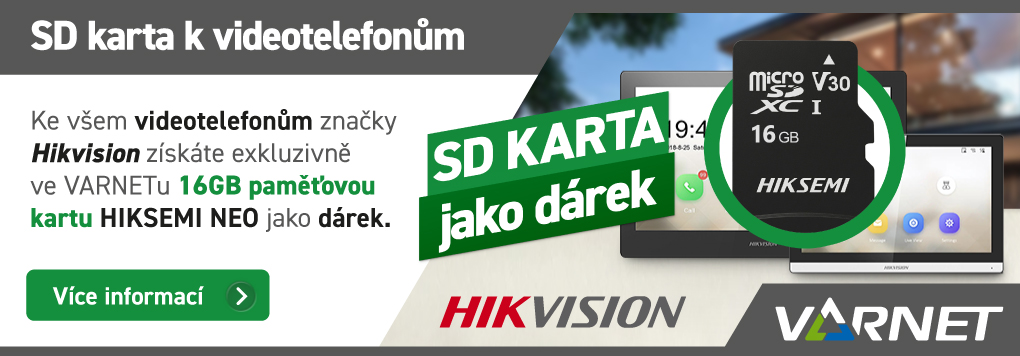 K videotelefonům Hikvision paměťová karta HIKSEMI NEO