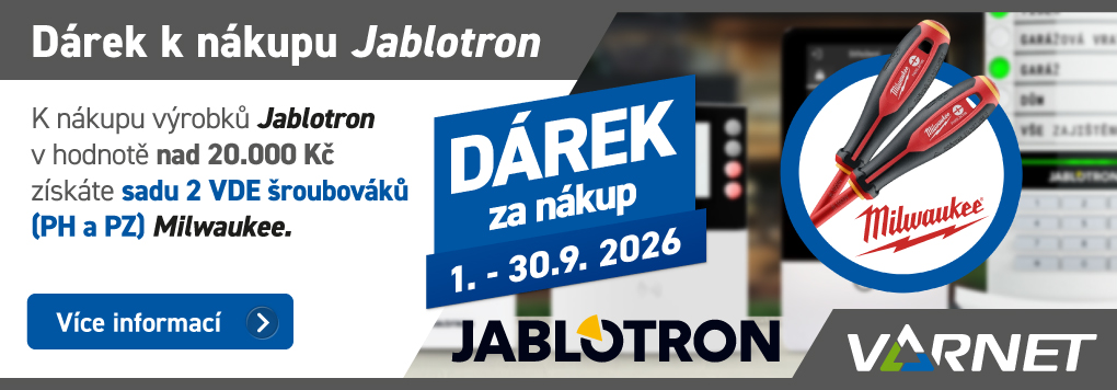 Sada VDE šroubováků Milwaukee k nákupu produktů Jablotron
