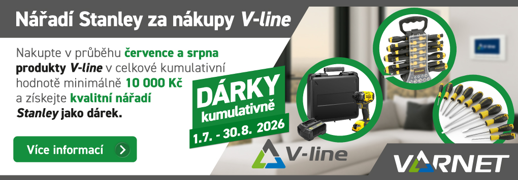 Nářadí Stanley za nákupy V-line