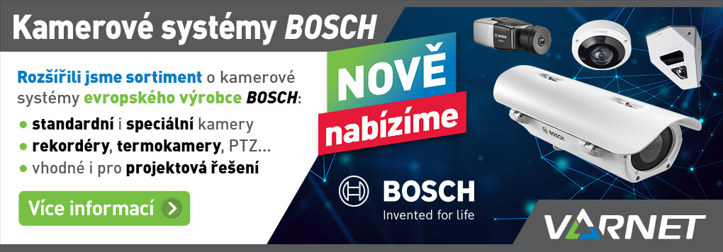 Kamerové systémy BOSCH