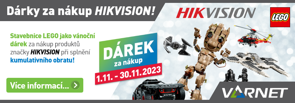 LEGO Vánoce 2023 za nákup produktů Hikvision
