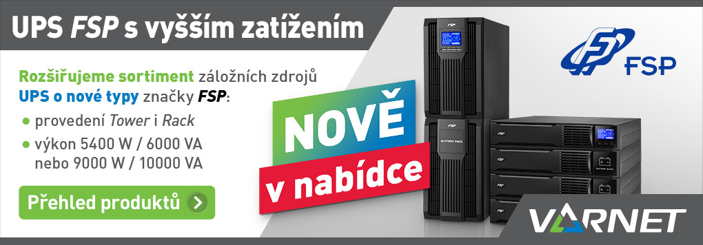 Nové typy UPS značky FSP