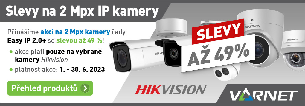 sleva kamery hikvision