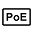 PoE napájení 15,4 W (IEEE802.3af)