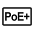 PoE+ napájení 30 W (IEEE802.3at)