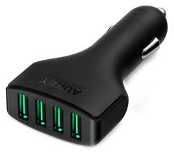 USB 4 port car Charger CC-01