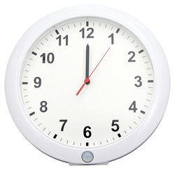 Kamera v hodinách IP110 - PIR WiFi White